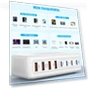 Thumbnail 200W GaN 8 Port USB C Charging Station — Power Hubs, Shenzhen Xihuida Electronics Co., Ltd.
