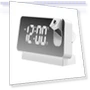 Mirror Effect Alarm Clock with Time Projection — Alarm, Factory Discount Outlet