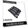 Smart Carbon Fiber Door Handle — Car Door Entry Guard