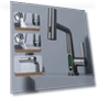 Digital Display Pull-out Lift Mixer Tap — Sink Faucets & Parts, SUN LL
