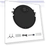 Mini Vacuum, Sweeping Robot — Smart Cleaning Robots, TOP-MALL-001
