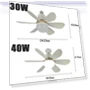 Small LED Ceiling Fan — Ceiling Fan Lighting Solutions, JM ZH