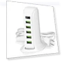 5-Port Charging Station with Multiple USB Hubs — Power Hubs, Smart Mouse