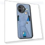 Leather Back Cover with K-shaped Stand — Phone Accessories, Smartwatch 2025