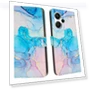 Marble Pattern PU Leather Wallet Case with Wrist Strap — Basic Cases, Smartwatch 2025