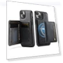 Vintage Leather Back Cover with Magnetic Detachable Card Bag — Flip Cases, Smartwatch 2025