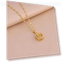 Fashionable slightly zirconium-inlaid smart moon pendant necklace — Smart Jewelry, JMANDJM