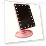 Adjustable Cosmetic Mirror with LED Lighting — Handheld, Build My Home