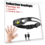 Induction Headlamp COB LED Sensor — Flashlights, Cozy Cottage-Relax