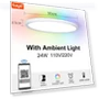 Ultra Thin Smart LED Ceiling Light — LED, Rainbow Rain