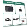Wireless 7-inch Blind Spot Alarm AHD Monitor with Touch Screen DVR Recording Night Vision IR Rear View 4-Channel Camera — Rearview Safety Systems, JOHO - CarGear