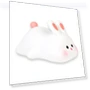 Cute Rabbit Silicone Pat Lamp — Lamps & Shades, GYROBALL