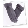 Self-Heating Fleece Gloves with Half-Open Fingers and Touchscreen — Gloves, Female s