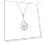 Silver Water Drop Smart Necklace — Smart Jewelry, Gentle clothing world