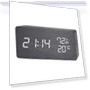 Digital LED Wooden Alarm Clock — Clocks, Motivational Running