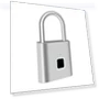 Smart Fingerprint Padlock — Biometric Security, Auto Launcher
