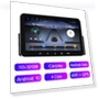 Wireless Multimedia Player with Apple CarPlay and Android Auto — Stereo Receivers, Auto Accessories Home