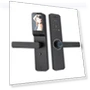 Smart Lock with Wide-Angle Camera and Smart Doorbell — Smart Home Security, Stone Home