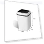 Smart Touchless Trash Can — Kitchen Cans, HomeStorage