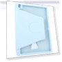 Thumbnail Acrylic TPU 3-folding Rotating Smart Tablet Leather Case for iPad 10.2 — Keyboard Cases, GEBEI