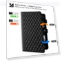 Thumbnail Rhombus Lattice Leather Smart Tablet Case for iPad 10th Gen 10.9 2022 — Keyboard Cases
