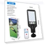 Rechargeable Solar-Powered Wall Light with Motion Sensor — Outdoor Security & Flood Lighting, AI Supermarket
