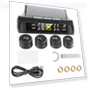 Solar Powered Universal Car TPMS with USB Charging — TPMS Sensor Replacements, AINYSZIN Automotive Parts