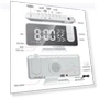Digital Smart Alarm Clock with LED Projection — Alarms & Clocks, SZ-Damai