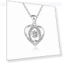 Jumping Heart Necklace — Smart Jewelry, Original jewelry design