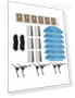 Replacement Spare Parts Accessories Main Side Brush Filter Kit — Parts & Accessories, Robot Sweeping Accessories