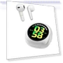 TWS Earbuds with Display — In-Ear Headphones, Rainbuvvy