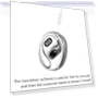 Wireless Earbuds with AI Translation and Over-Ear Hook — Language Translators, Autumn Orchids