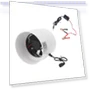 Adjustable Speed 110mm Duct Fan with 12V Clip-on Controller — Stand Fans, Cherish Eyes