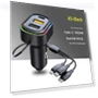 Dual USB Car Charger with PD One-to-Three High-Power Smart Wired Fast Charging Cable — Chargers, Discount Domain
