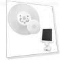 Outdoor Solar Sensor Motion Light — Outdoor Security & Flood Lighting, SAMURAI STYLE