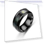 Smart Titanium Steel Ring with Temperature Sensor and Color Changing Feature — Smart Rings, VividTrove