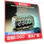 Wireless Smart Speaker Bluetooth Mirror Alarm Clock Mini Desk Watch AI Card Radio — Clock Radios, DIYelecs