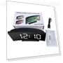Silent Design Digital LED Alarm Clock with Large Display — Clocks, Daily necessities-V