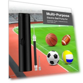 Portable Intelligent Cordless Motorized Inflator for Sports Equipment — Inflation Devices