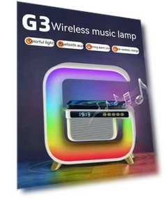 Big G Smart Stage Light Bluetooth Speaker with Colorful Atmosphere Light — Portable Audio