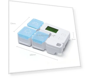 Portable Smart Plastic Storage Box with Electronic Timed Reminder — Medication Accessories