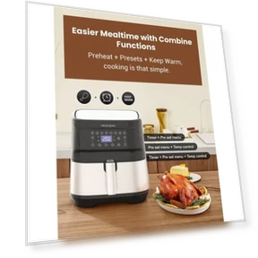 Smart Electric Air Fryer 1700W Oil-free Non-stick Pan — Air Fryers, Proscenic