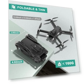 4K Camera Drone for Kids and Adults - Beginner-Friendly Mini Drone with Emergency Stop — Drones, MSMV