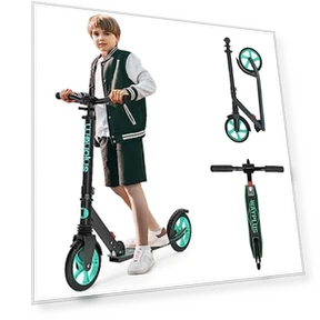 Foldable Kick Scooter with 8IN Wheels for Kids, Teens & Adults — Push Scooters, WAYPLUS