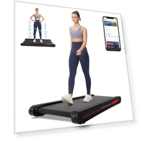 3 in 1 Under Desk Treadmill with APP and Vibration Pad — Vibration Plates, Sperax