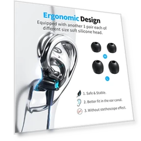 3 Pack Wired In-Ear Headphones with Microphone for iOS and Android — In-Ear Headphones, Kirababy
