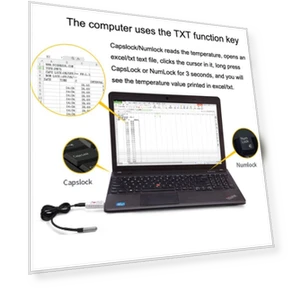 USB Temperature Sensor Waterproof Temperature Probe — Thermometers, TEMPer