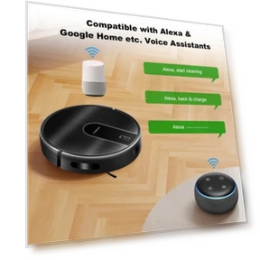 Robot Vacuum Cleaner and Wet Mop Combo — Smart Cleaning Robots, Liectroux