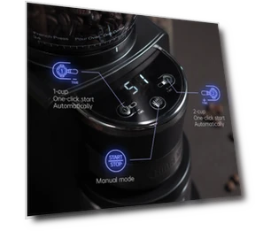 Automatic Burr Mill Electric Coffee Grinder — Electric Blade Coffee Grinders, HIBREW
