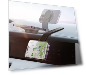 Car Wireless Charger Cell Phone Holder — Dashboard Installation Kits, Baseus